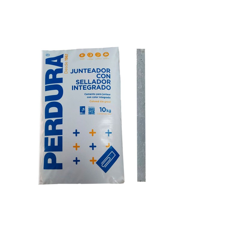 Junteador con sellador integrado color mercurio bolsa con 10 kilos